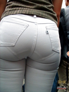 White Jeans Asses (Teen)