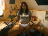 Desi Posing Naked Bathroom