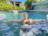 Topless in Tahiti - Busty Blonde Goes Nude in Bora Bora