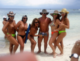 Group naked tits