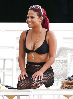 Christina Milian - Bikini Pictures - N