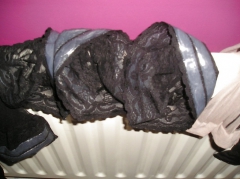 My girlfriends stockings and tights pantyhose wash day. - N