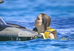 Paz Vega looking really great in a Bikini on a Yacht - N