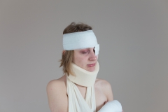 Bandaged injured sex slave - N
