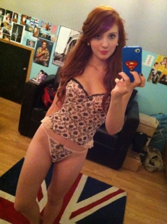 British red head naked teen selfies - ginger fire cracker st - N