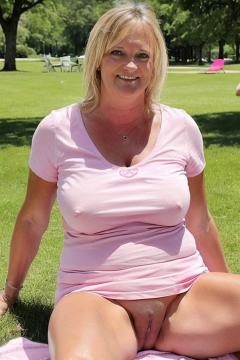 Diane Tanner a Hot Slutty Teacher Exposed at the Park 3 - N