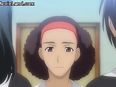 Innocent little anime brunette babe part3