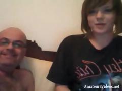 Webcam dad and doughter fuck