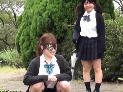 Japanese teenagers piss