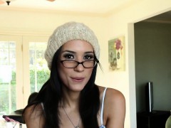 Cocksucking slut plays out secret fantasy