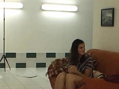 Czech student fucks in doggie style at casting