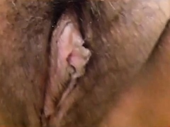 UK Indian Girl Spreading Creamy Wet Hairy Pussy 3 (Orgasm)