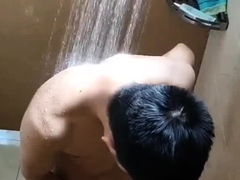 Japanese guy on shower