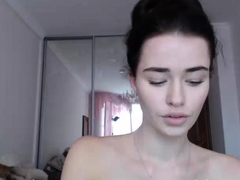 Petite Small Tit Babe With Perfect Pussy Masturbates